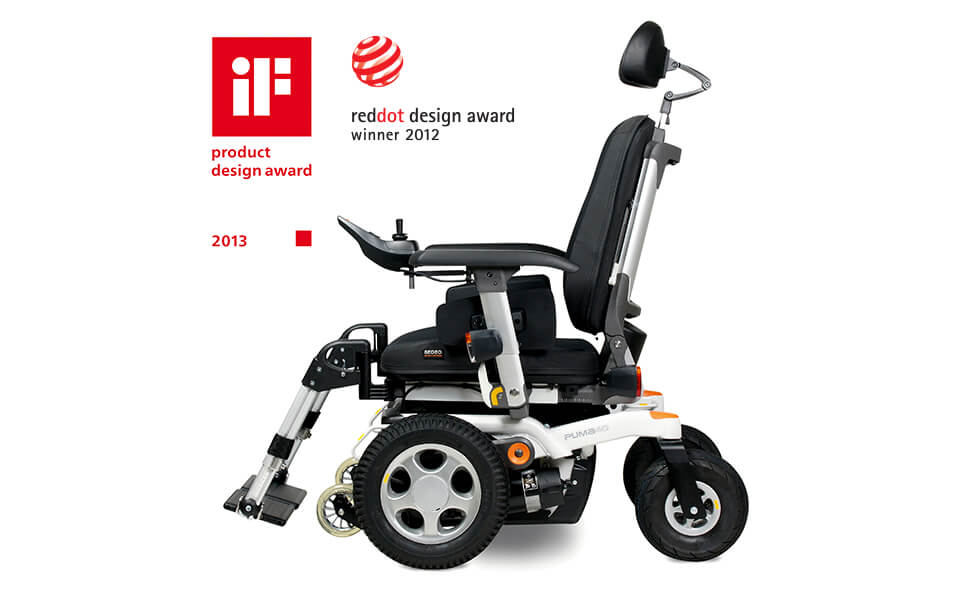 Award-winning power chair design